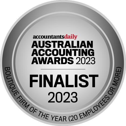 Australian Accounting Awards 2023 Finalist - Boutique Firm of the Year